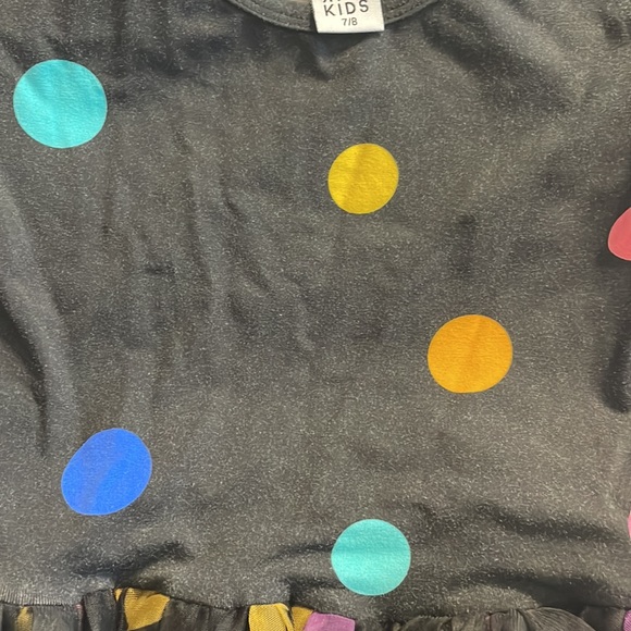 Wild Rich Kids short sleeve dot Mickey Mouse Disney skirted Leo tutu size 7/8 - Picture 4 of 7